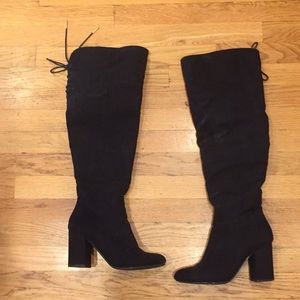 Over the Knee Suede boots